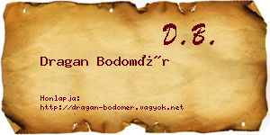 Dragan Bodomér névjegykártya